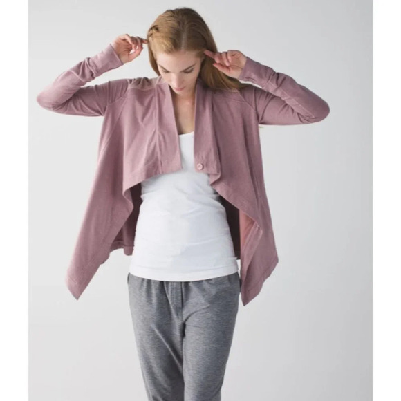 Lululemon Heathered Sand Coast Wrap in beige size 10 - Picture 10 of 15